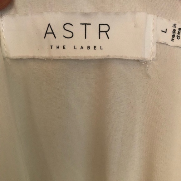 ASTR The Label Tiered White Short Sleeve Dress - Picture 7 of 9